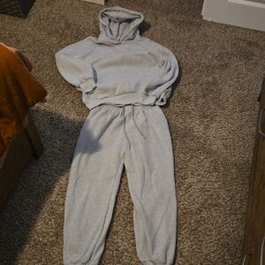 Cozy Gray Hoodie and Joggers Set